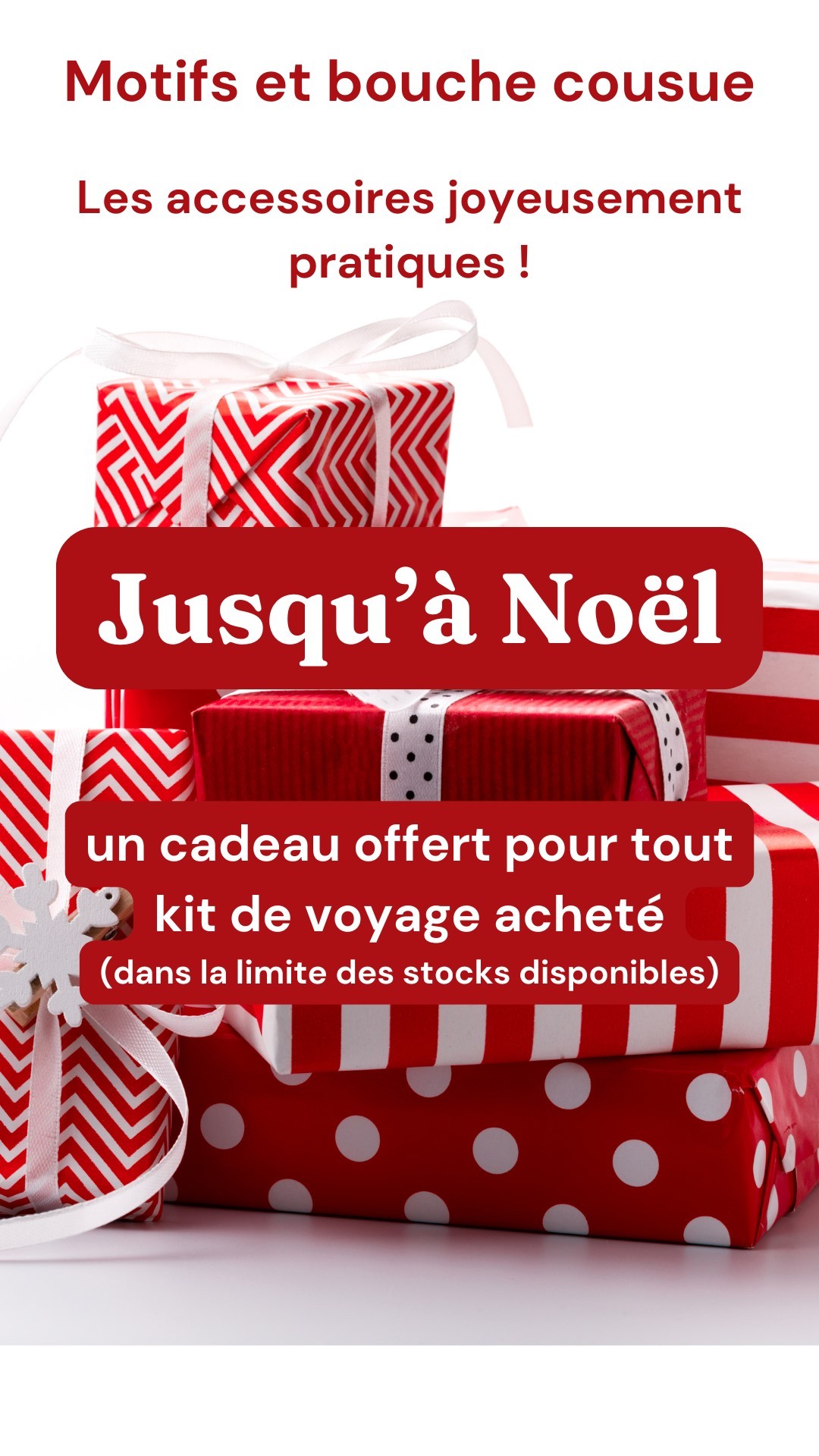 Kits de voyage 100% Produit en Anjou
